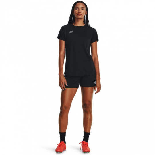 Zdjęcie produktu Damskie spodenki treningowe Under Armour UA W's Challenger Knit Short - czarne