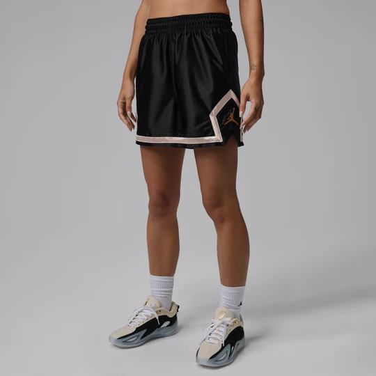 Zdjęcie produktu Damskie spodenki z motywem rombu Dri-FIT Jordan Sport 10 cm - Czerń
