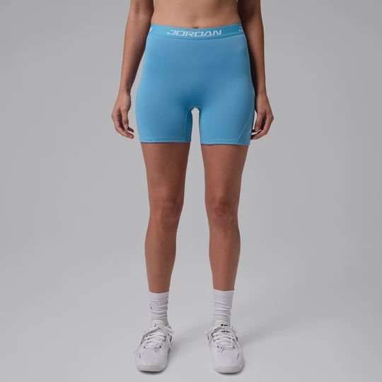 Zdjęcie produktu Damskie spodenki z wysokim stanem 13 cm Dri-FIT Jordan Sport Essentials - Niebieski