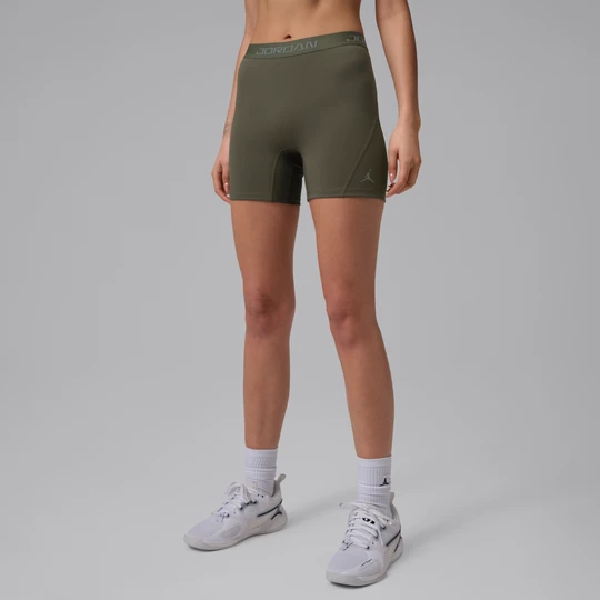 Zdjęcie produktu Damskie spodenki z wysokim stanem 13 cm Dri-FIT Jordan Sport Essentials - Zieleń