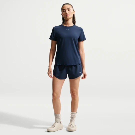 Zdjęcie produktu Damskie spodenki ze średnim stanem i wszytą bielizną Dri-FIT Nike One 7, 5 cm - Niebieski