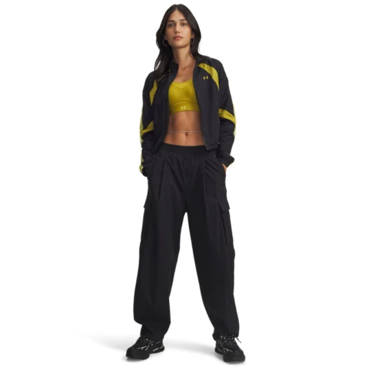 Zdjęcie produktu Damskie spodnie cargo Under Armour UA Unstoppable Rstop Cargo - czarne