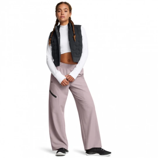 Zdjęcie produktu Damskie spodnie cargo Under Armour Unstoppable Wvn Wl Pant - beżowe