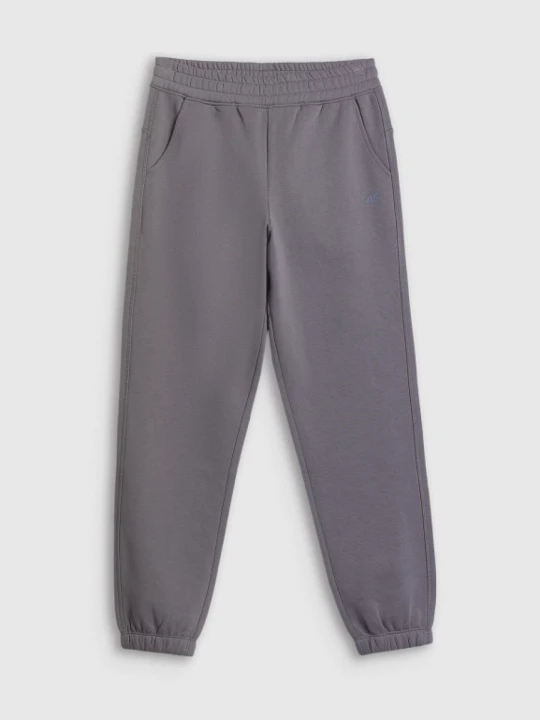 Zdjęcie produktu Damskie spodnie dresowe joggery 4F 4FRSS26TTROF1849 - szare