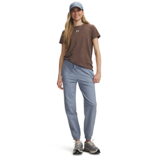 Zdjęcie produktu Damskie spodnie dresowe joggery Under Armour Sport Terry Jogger - niebieskie