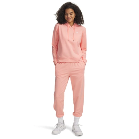 Zdjęcie produktu Damskie spodnie dresowe joggery Under Armour Sport Terry Jogger - różowe