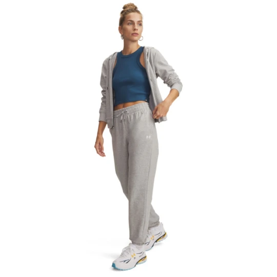 Zdjęcie produktu Damskie spodnie dresowe joggery Under Armour Sport Terry Jogger - szare