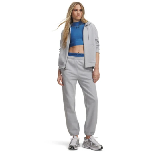 Zdjęcie produktu Damskie spodnie dresowe joggery Under Armour UA Icon HWT Gym Pant - szare