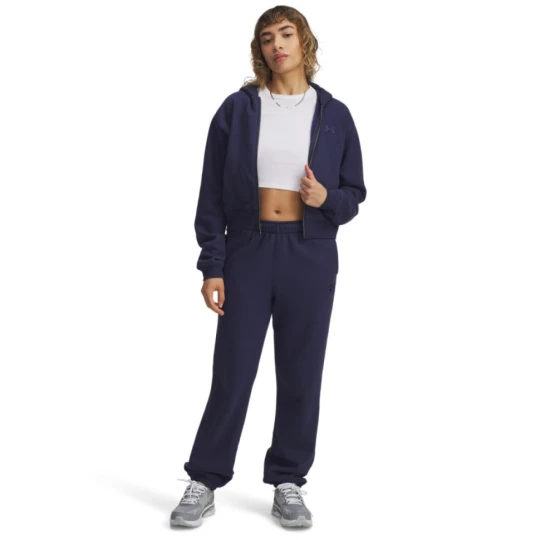 Zdjęcie produktu Damskie spodnie dresowe joggery Under Armour UA Icon Vida Fleece Jogger - granatowe