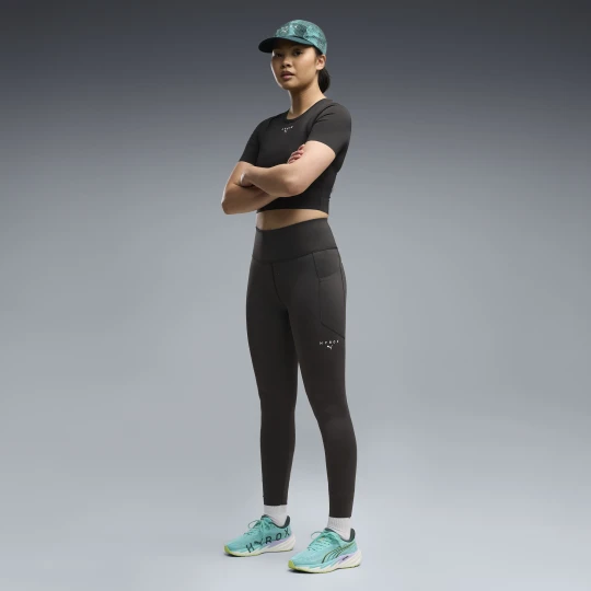 Zdjęcie produktu Damskie spodnie dresowe o dÅ‚ugoÅ›ci 7 / 8 PUMA x HYROX PWRMODE, Akcesoria, Czarny