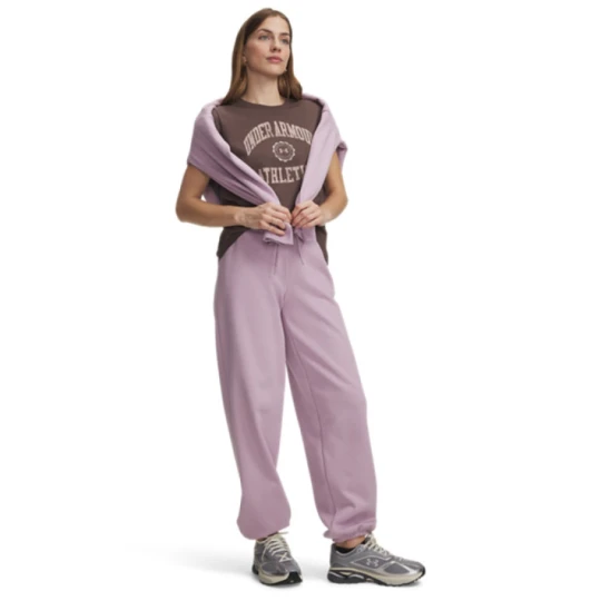 Zdjęcie produktu Damskie spodnie dresowe Under Armour Icon Flc Gym Pant - różowe