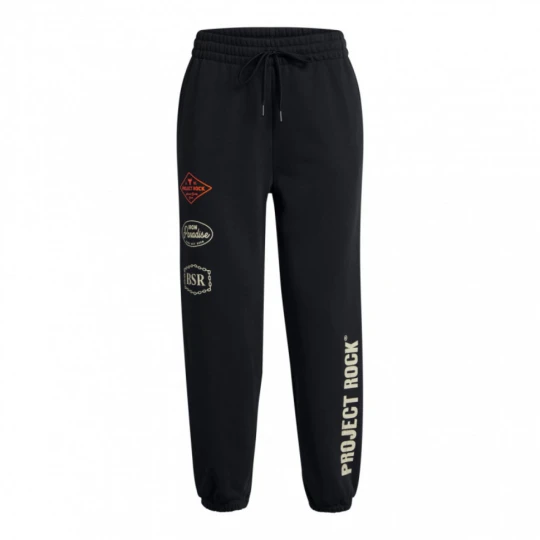 Zdjęcie produktu Damskie spodnie dresowe Under Armour Project Rock W Hwt Pnt Tools - czarne