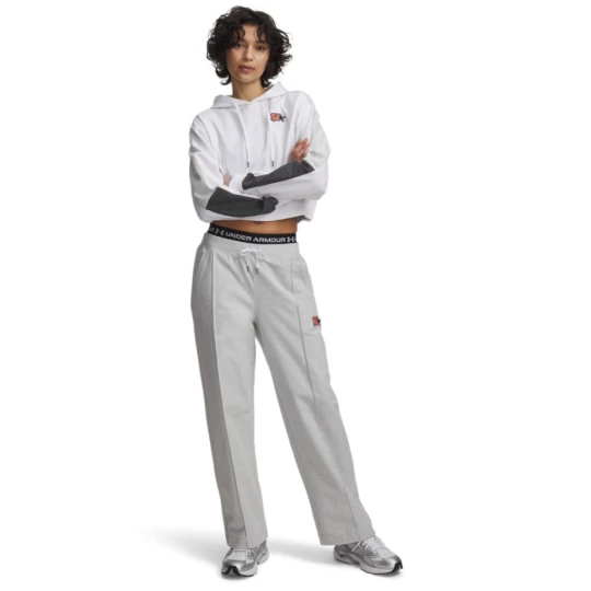 Zdjęcie produktu Damskie spodnie dresowe Under Armour Sport Terry Trend Pant - szare