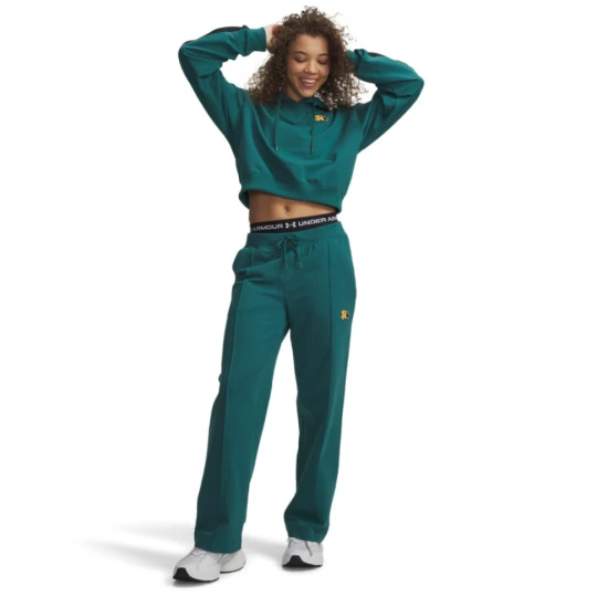Zdjęcie produktu Damskie spodnie dresowe Under Armour Sport Terry Trend Pant - zielone