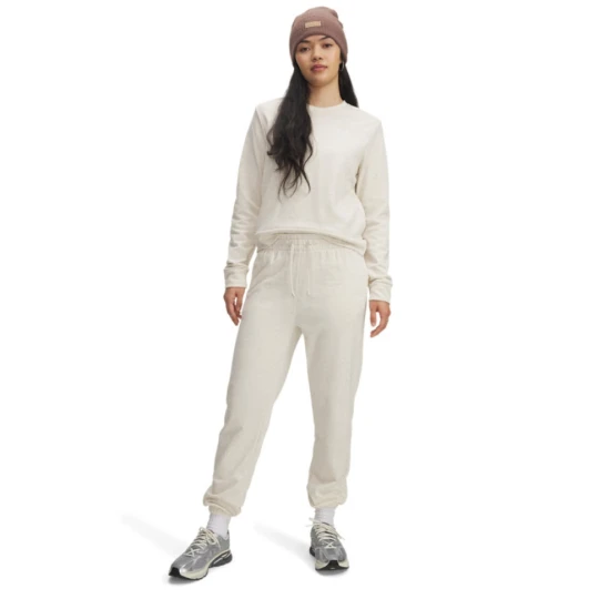 Zdjęcie produktu Damskie spodnie dresowe Under Armour UA Rival Terry Jogger - białe