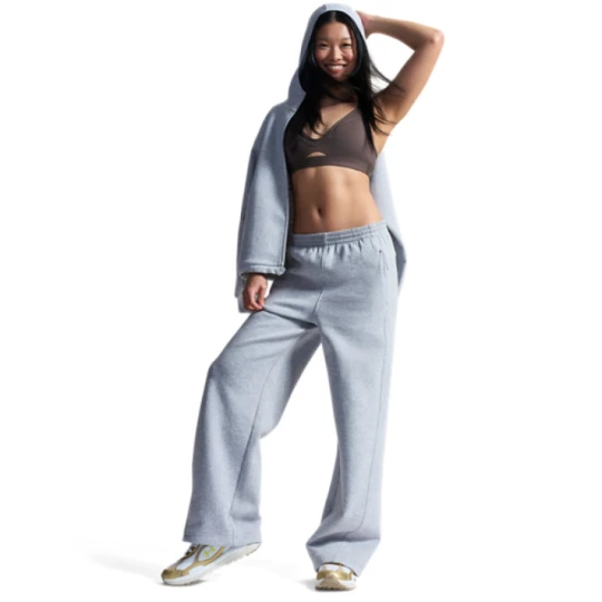 Zdjęcie produktu Damskie spodnie dresowe Under Armour Unstoppable Flc Open Pant - szare