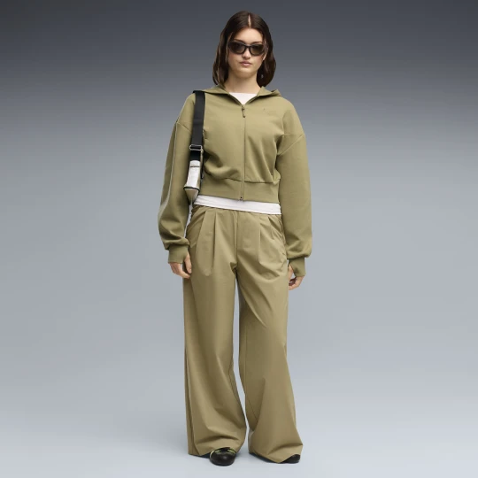 Zdjęcie produktu Damskie spodnie PUMATECH SENSE 4-Way Stretch o luźnym kroju, Akcesoria, Brązowy