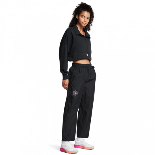 Zdjęcie produktu Damskie spodnie treningowe Under Armour Project Rock W Wvn Pant Boh - czarne