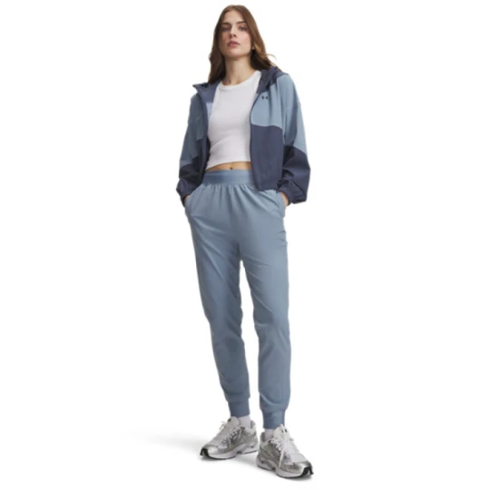 Zdjęcie produktu Damskie spodnie treningowe Under Armour Sport High Rise Woven Pant - niebieskie