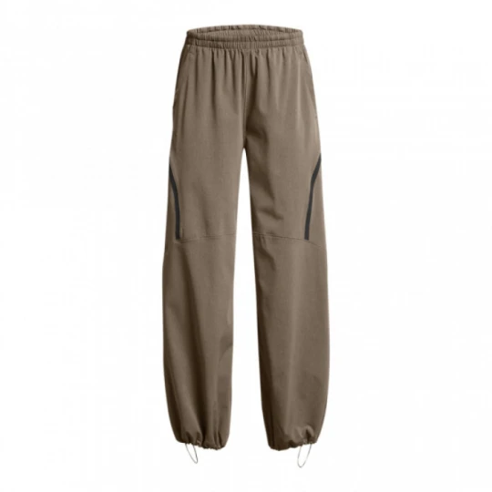 Zdjęcie produktu Damskie spodnie treningowe Under Armour UA Unstoppable Airvent Parachute Pant - brązowe