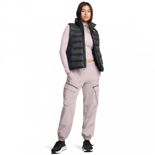 Zdjęcie produktu Damskie spodnie treningowe Under Armour Unstoppable Cargo Pant - beżowe