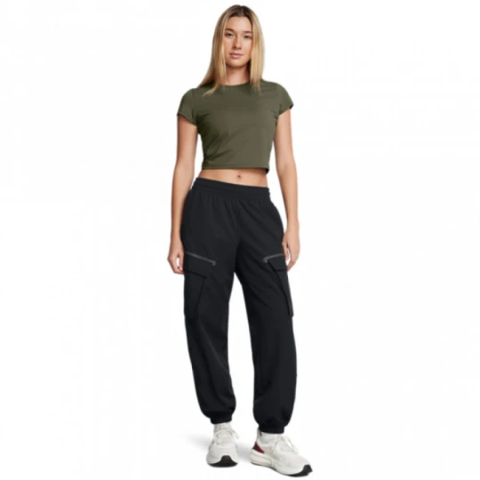 Zdjęcie produktu Damskie spodnie treningowe Under Armour Unstoppable Cargo Pant - czarne