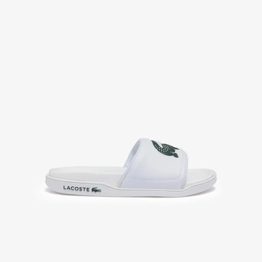Zdjęcie produktu Damskie Syntetyczne Klapki Z Logo Croco Dualiste Lacoste