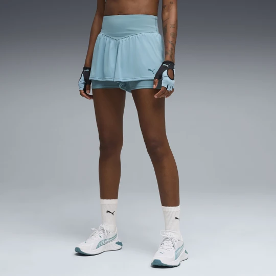 Zdjęcie produktu Damskie szorty PUMA SHAPE 2 w 1 3", Odzież, Niebieski