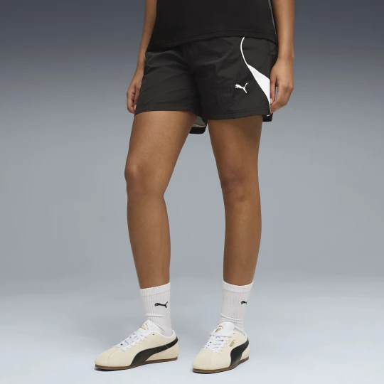 Zdjęcie produktu Damskie szorty z tkaniny PUMA Sport 5", Odzież, Czarny