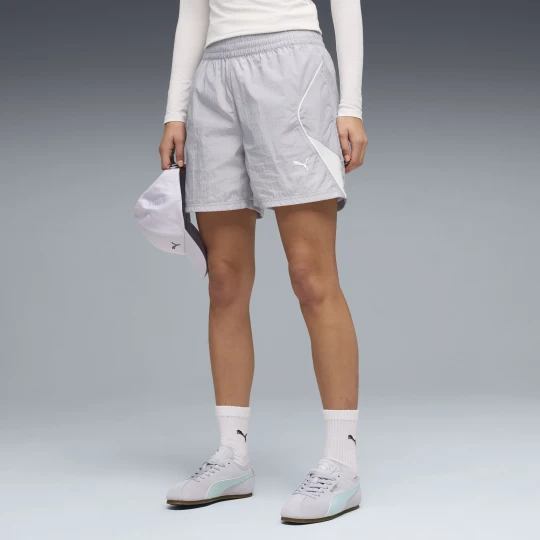 Zdjęcie produktu Damskie szorty z tkaniny PUMA Sport 5", Odzież, Szary