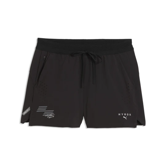 Zdjęcie produktu Damskie szorty z tkaniny PUMA x HYROX PWRMODE, Akcesoria, Czarny