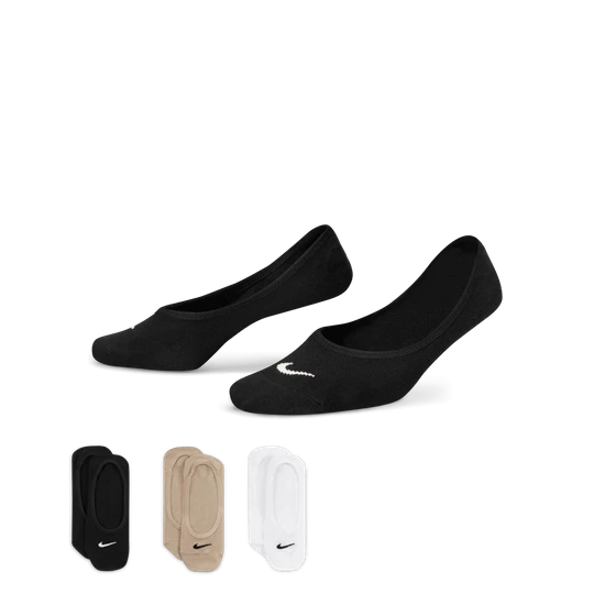 Zdjęcie produktu Damskie treningowe skarpety stopki Nike Everyday Lightweight (3 pary) - Wielokolorowe