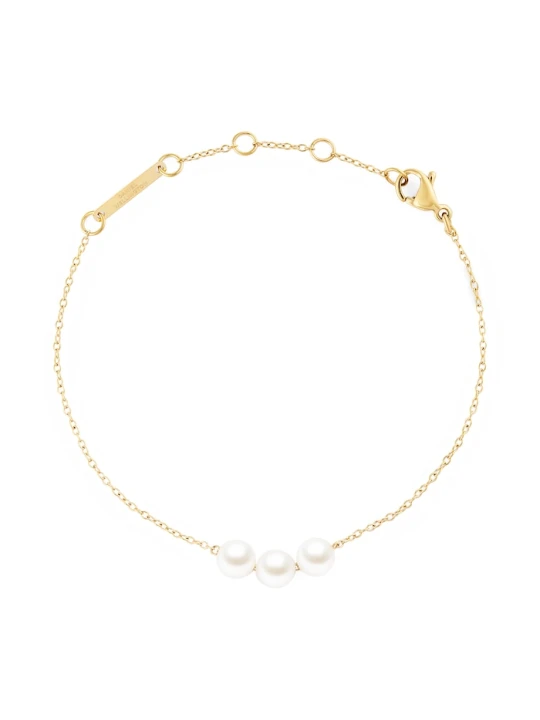 Zdjęcie produktu Daniel Wellington bransoletka damska pozłacana Pearl Trio złoty