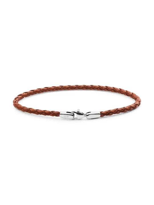 Zdjęcie produktu Daniel Wellington bransoletka skórzana srebrny