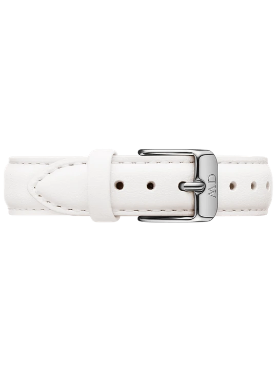 Zdjęcie produktu Daniel Wellington DW Strap Leather Bondi 12mm Silver biały