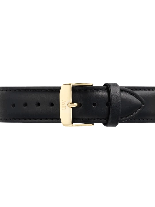 Zdjęcie produktu Daniel Wellington DW Strap Leather 21mm Gold czarny