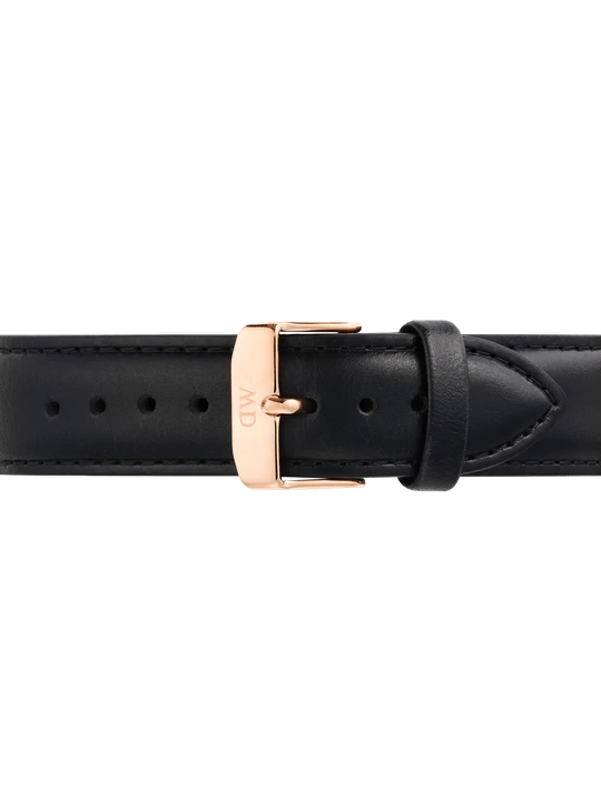 Zdjęcie produktu Daniel Wellington DW Strap Leather 21mm Rose Gold czarny