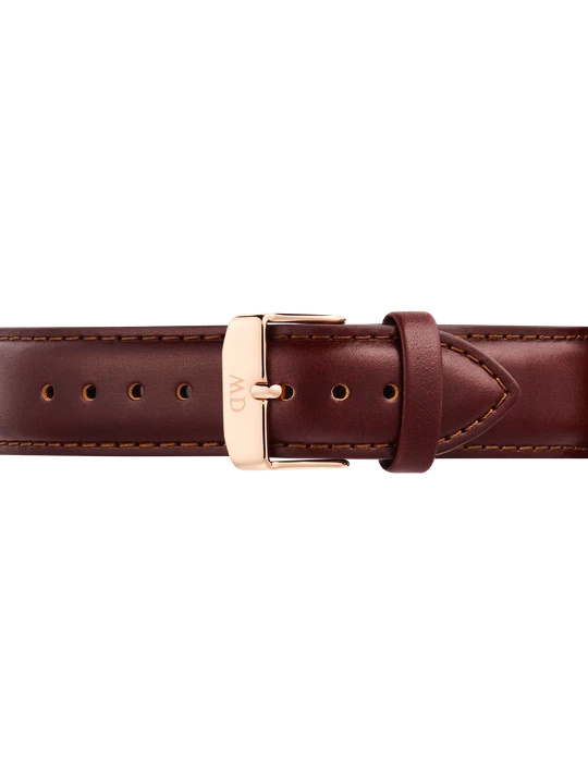 Zdjęcie produktu Daniel Wellington DW Strap Leather 21mm Rose Gold brązowy