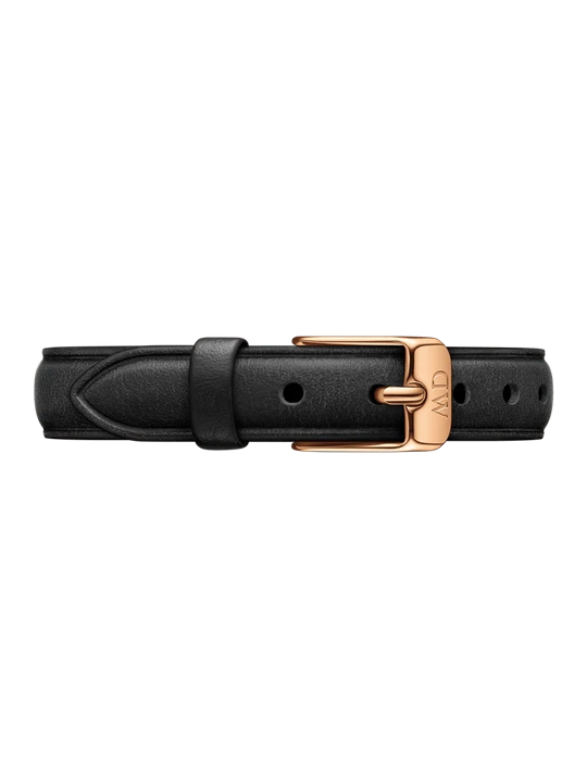 Zdjęcie produktu Daniel Wellington DW Strap Leather 10mm Rose Gold czarny