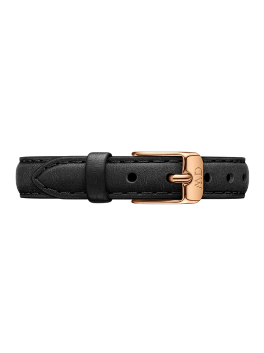 Zdjęcie produktu Daniel Wellington DW Strap Leather Sheffield 20mm Rose Gold czarny