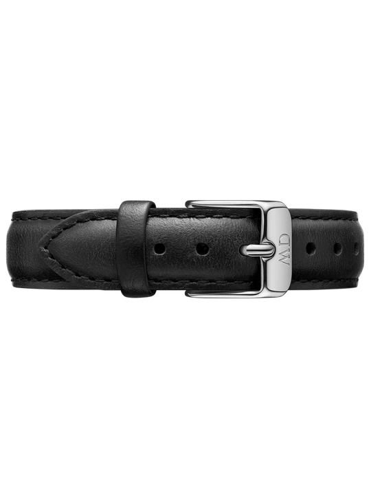 Zdjęcie produktu Daniel Wellington DW Strap Leather Sheffield 18mm Silver czarny
