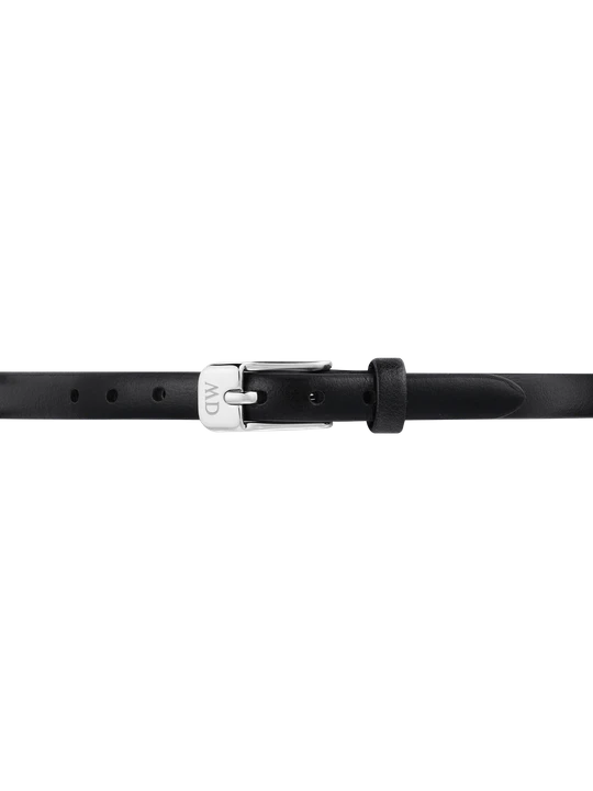 Zdjęcie produktu Daniel Wellington DW Strap Leather 6mm Silver czarny