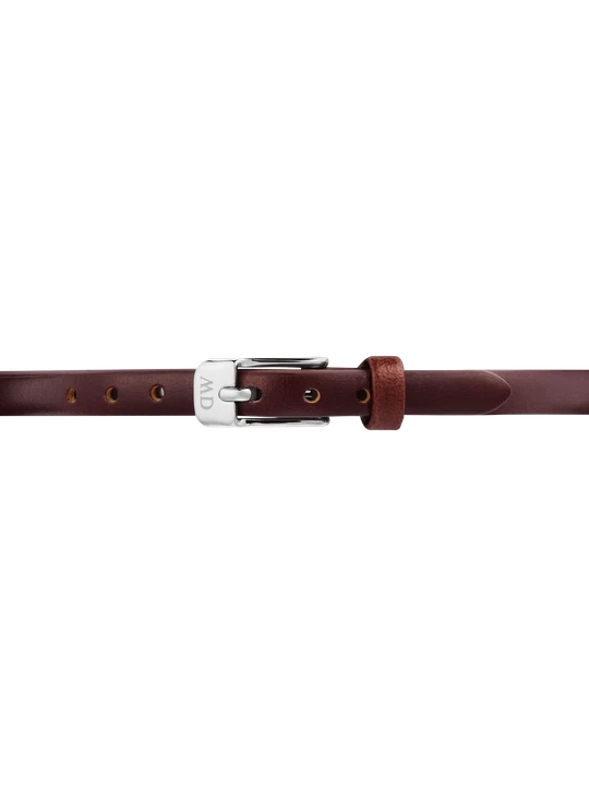 Zdjęcie produktu Daniel Wellington DW Strap Leather 6mm Silver brązowy