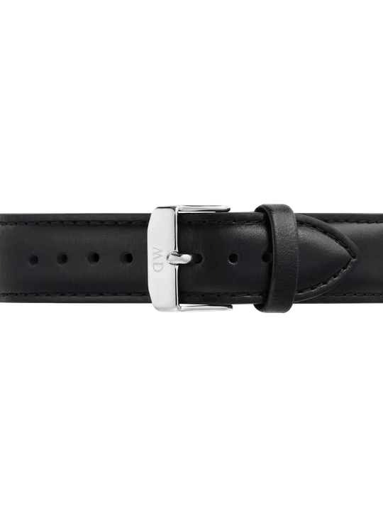 Zdjęcie produktu Daniel Wellington DW Strap Leather 21mm Silver czarny