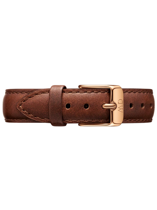 Zdjęcie produktu Daniel Wellington DW Strap Leather St Mawes 20mm Rose Gold brązowy