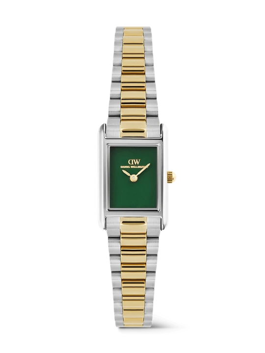 Zdjęcie produktu Daniel Wellington DW Watch Bound Mini 3-Link Emerald Two Tone 17mm Silver