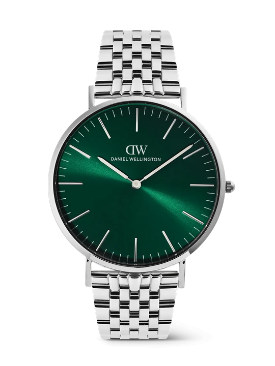 Zdjęcie produktu Daniel Wellington DW Watch Classic 7-Link Emerald Silver 40mm