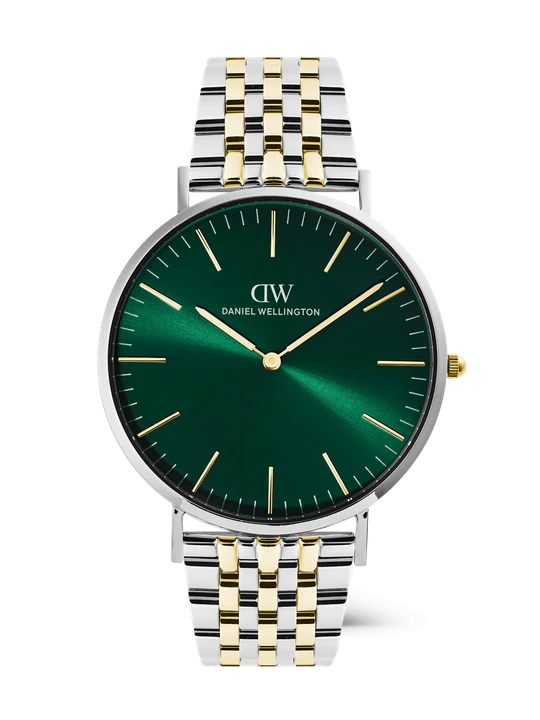 Zdjęcie produktu Daniel Wellington DW Watch Classic 7-Link Emerald Two Tone 40mm Silver