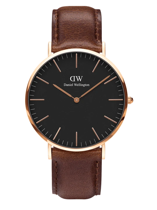 Zdjęcie produktu Daniel Wellington DW Watch Classic Bristol Black Rose Gold 40mm