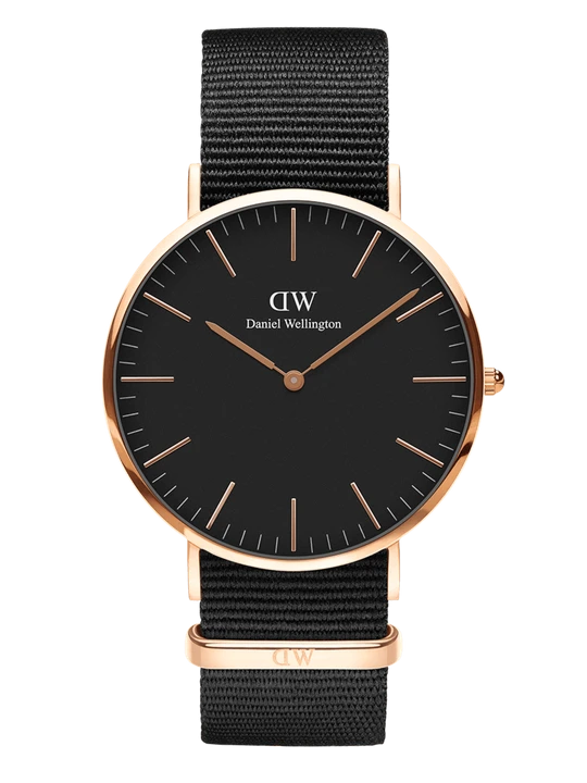 Zdjęcie produktu Daniel Wellington DW Watch Classic Cornwall Black Rose Gold 40mm MIC